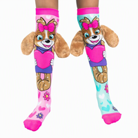 Chaussettes hautes fantaisie 3D en peluche pour enfants, 6 styles, imprimé animalier de dessin animé, assorties ou non, amusantes, pour garçons et filles, cadeau de fête, toutes saisons