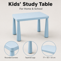 Table d'activités pour enfants MULIGNA, protection de l'environnement, bureau de jeu pour enfants, table en plastique pour l'école, le parc, la maternelle