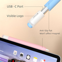 2024 pour Apple crayon USB-C magnétique stylo protecteur Silicone manchon iPencil Grip peau support couverture accessoires Transparent clair