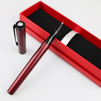 Stylo à pointe diamantée GemFully, vente chaude 2026, articles promotionnels en gros, stylo noir 0,5 mm, stylo métallique pour étudiants avec embout