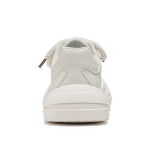 Nouvelles chaussures de sport décontractées à lacets, à bout rond, à talon épais, durables, de couleur blanche, tendance automne - Product Image 5