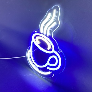 Pixel Mini <span class=keywords><strong>Speciali</strong></span> al Neon Custom caffè Bar insegna al Neon Mini tazza di caffè LED luce notturna lampada segno pubblicitario per Coffee Shop - Product Image 3