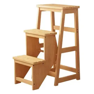 JOY Hot Simple foldable stair chair dual-purpose shoe-changing stool multifunctional ladder stool household indoor landing