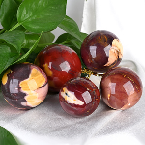 Bola de Jaspe Mookaite Pulido, Cristal de Sanación Espiritual para Meditación y Decoración del Hogar, Venta Caliente - Product Image 2
