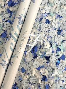 Coriandoli di Carta Ecologici Zefiro, Fuochi d'Artificio <span class=keywords><strong>in</strong></span> Polvere Blu e Bianca per Feste, Matrimoni ed Eventi, Direttamente dalla Fabbrica - Product Image 2