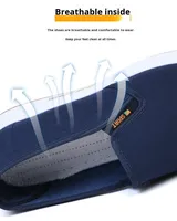 Chaussures décontractées pour hommes, printemps, à enfiler, respirantes, semelle souple, pur coton, couleur unie, vente chaude, directement de l'usine