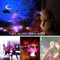 Proyector de Luces Estelares Wuzstar 3 en 1, Proyector LED de Luz Nocturna Estrellada para Dormitorio, Proyector Espacial para Niños y Adultos