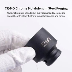 6PCS CR tác động ổ cắm thiết lập 1/<span class=keywords><strong>4</strong></span> ''3/8'' 1/2 ''adaptor và Universal <span class=keywords><strong>Socket</strong></span> Set - Product Image 4