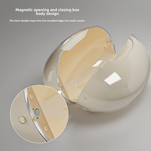 Boîte à mouchoirs ovale de bureau en gros, organisateur de salle de bain et de bureau à domicile, distributeur de papier premium pour poste de travail, décoration de salon - Product Image 2