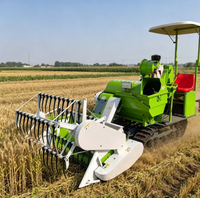 Nouvelle moissonneuse-batteuse sur chenilles 25 CV pour pois chiches, riz et blé, modèle Harvester