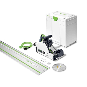 Sierra de inmersión Festool TSV 60 KEBQ-Plus-FS con hoja de corte y riel guía - Product Image 1