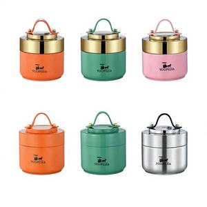 Lonchera Aislada de Acero Inoxidable 304, Recipiente Portátil para Almuerzo para Trabajadores de Oficina, Recipiente Térmico para Estudiantes en Casa - Product Image 6