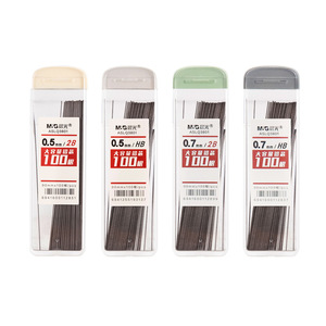 ไส้ดินสอกด M&G ขนาด 0.5 มม. 0.7 มม. แบบ HB 2B บรรจุ 100 ชิ้น สำหรับนักเรียนเขียน - Product Image 2