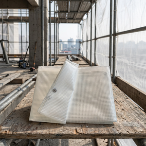 Bâche en PE Leno de marque K TARP VINA, maille 3x3, pour couverture de bâtiment, rouleau de taille personnalisée ou feuille prête à l'emploi - Product Image 2
