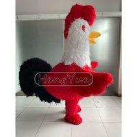 Hengyue Publicité Commerciale Poulet Gonflable Géant Cosplay Mascotte Costume Coq Blow Up Costume Gonflable Animaux Mascotte