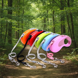 Laisse de chien rétractable légère Yong Chi 3m, laisse télescopique automatique pour chien - Product Image 6