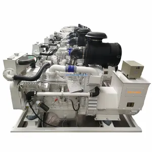 Deniz dizel jeneratör 50HZ iyi alternatör motoru 400kva deniz jeneratör 1500rpm 380V/400V deniz jeneratör su soğutmalı