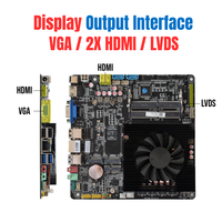 NOUVELLE Carte mère Thin Mini ITX avec processeur AMD R5 7530U intégré, 2x DDR4, 2x M.2 SSD, SATA3.0, carte mère industrielle