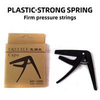 Clip universel de changement de hauteur en plastique ABS en gros pour ukulélé Logo personnalisé accessoire d'instrument de musique
