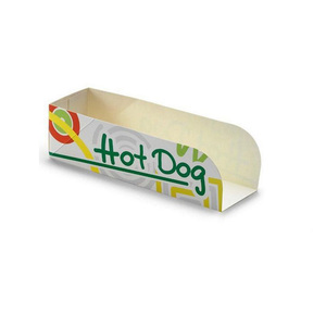 Boîte à hot-dogs rectangulaire jetable personnalisée en gros, option de gaufrage, carton ondulé écologique, matériaux recyclés - Product Image 1