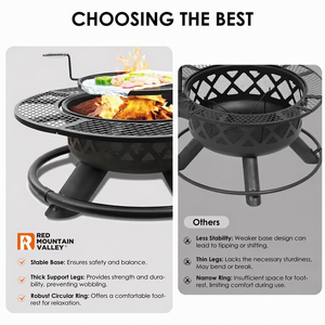 Venta Directa al por Mayor: Nueva Brasera Central Multifuncional <span class=keywords><strong>de</strong></span> Metal para Cocina <span class=keywords><strong>de</strong></span> Camping y Exteriores <span class=keywords><strong>con</strong></span> <span class=keywords><strong>Parrilla</strong></span>, Duradera y Portátil - Product Image 3