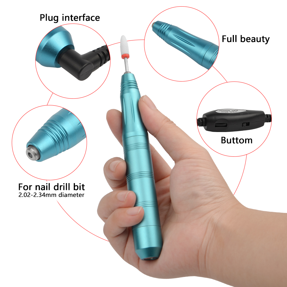 pedicure manicure adjustable speed usb charging