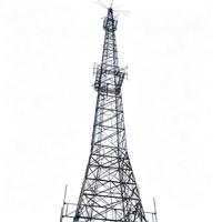 Tour de télécommunication mobile 5G ZHAOCHENG 30M à 3 poteaux en acier galvanisé, supportée par l'OEM, accessoire pour antenne de tour de télécommunication