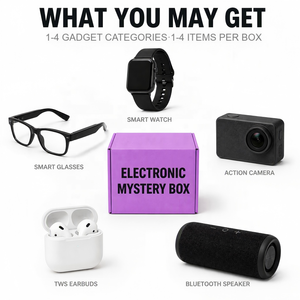 Scatola Misteriosa all'Ingrosso di Elettronica 3C: Smartphone e <span class=keywords><strong>3</strong></span> Smartwatch a Sorpresa, Auricolari TWS, Fotocamera - Confezione Regalo per Rivendita all'Ingrosso - Product Image 2