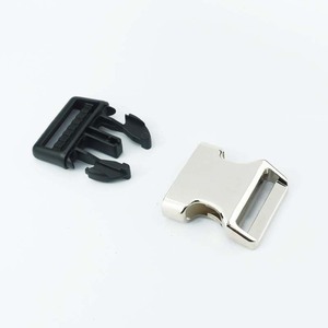 Side Release Buckle Zinc Alloy 38mm Silver For Bags Adjustable <b>Webbing</b> Buckles Hardware Accessories - Product Image 1