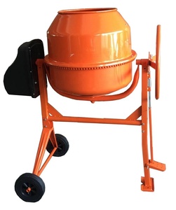 Mixer beton listrik Mini portabel 200L, dengan Pedal 850W Motor efisiensi tinggi 7m/jam produktivitas - Product Image 1