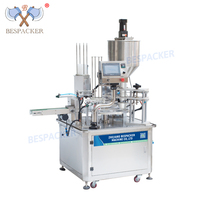 Bespacker-Máquina automática de sellado, taponadora de llenado de vasos rotativos, para zumo de helado, azúcar, miel, código vegetal