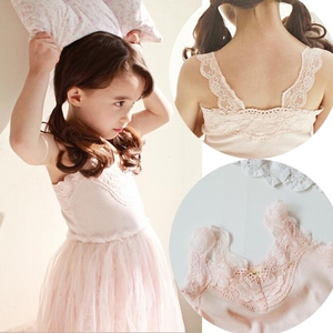 Online <b>Russian</b> Knitting Machine Little Girl Sleeveless Cotton Dress - Product Image 1