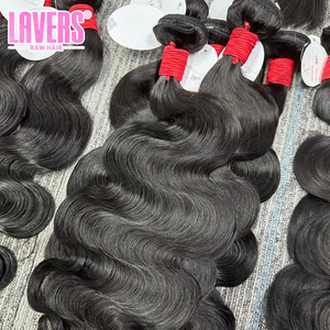 LAVERS-Extensiones de cabello humano virgen brasileño, mechones de cabello humano de alta calidad, 15A - Product Image 2