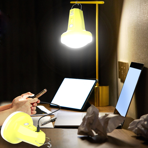 Bóng Đèn Led Trong Nhà Có Thể Sạc Lại Đèn Led Độ Sáng Cầm Tay Và Dễ Mang Theo Kèm Cáp Type C Sạc Điện Thoại Di Động - Product Image 6