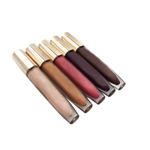 Fashion long lasting women dark brown matte lipstick pen crayons lip glosses - Product Image 1