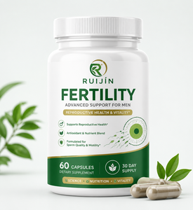 Capsule OEM per il Supporto della Fertilità Maschile con Maca, L-Carnitina, CoQ10, Zinco, Selenio, Ginseng, Integratore per la Vitalità, Etichetta Privata, 60 Capsule - Product Image 1