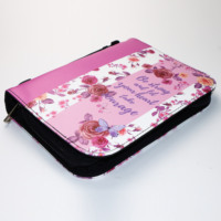 Étui de protection personnalisé pour livre, sac de transport pour église, sac à main avec fermeture éclair, housses de protection pour Bible, pochette pour versets bibliques