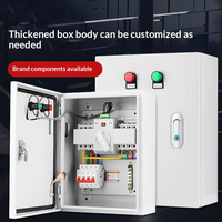 Boîtier de distribution ATS double alimentation 220V 380V, monophasé, triphasé, quatre fils, panneau de commande de commutateur de transfert automatique pour générateur