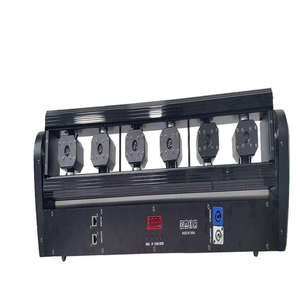 Phổ biến chùm tia Laser 6 mắt Laser ma trận di chuyển đầu ánh sáng laser Bar đèn Disco DJ thiết bị - Product Image 2