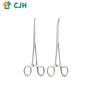 منحنى مستقيم بدون خطاف نمط عمودي ، ملقط طبي للحيوانات - Product Image 3