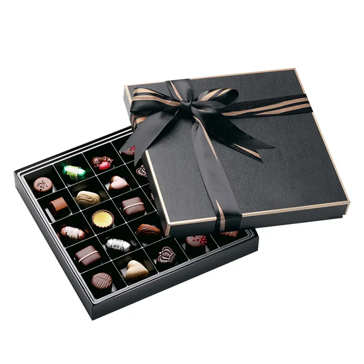 מותאם אישית סוג חדש קופסת אריזה שוקולד סרט אריזה pre עניבת פרפר