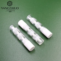 4.5ml fard à paupières liquide 3 sections conteneur de brillant à lèvres emballage de cosmétiques tube de brillant à lèvres vide transparent unique logo personnalisé