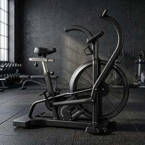 Bicicleta estática curva con resistencia al viento para interiores, equipo de entrenamiento sincronizado para brazos y piernas para Crossfit WOD - Product Image 3