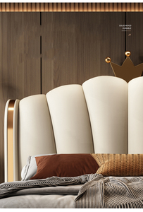 Modern Fashion Design Fabric or Leather Iron Feet <strong>Bed</strong> Hotel <strong>Tv</strong> <strong>Beds</strong> Queen King Size Wood Frame Upholstered <strong>Beds</strong> - Product Image 5