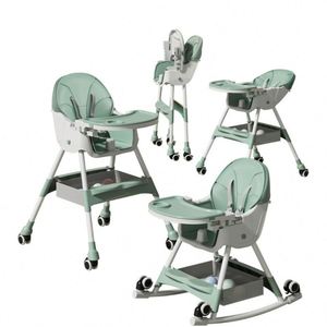 Silla de Alimentación Moderna para Bebés, de Plástico, Segura, Ajustable, Reclinable, Portátil, para Uso en Interiores, Exteriores y Cocina - Product Image 3