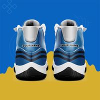 Baskets de basketball montantes style 11s personnalisables, chaussures de sport d'équipe avec logo imprimé sur mesure pour hommes et femmes