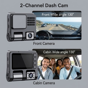 Vievguarb Cámara para Coche de 2 Canales FHD WiFi <span class=keywords><strong>con</strong></span> Sensor G, Grabadora de Salpicadero para Conductores de <span class=keywords><strong>Uber</strong></span>/Taxi, Modelo Privado S700 de Fábrica <span class=keywords><strong>con</strong></span> Pantalla de 2.45 Pulgadas - Product Image 4