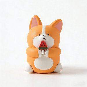 Juguete de Mascota Pequeña, Perro de Vinilo Miniatura, Versión <span class=keywords><strong>Q</strong></span>, Escala 1:12, Cachorro de Dibujos Animados, Lindo Animal, Regalo de Navidad <span class=keywords><strong>para</strong></span> Adolescentes y Adultos - Product Image 1