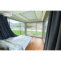 Capsule d'habitation modulaire de luxe en acier préfabriqué, intelligente et compacte, pour hôtel ou extérieur, fabriquée en Chine