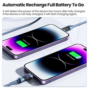 Câble de charge rapide Toocki Smart Auto Power-Off PD20W C-L avec design transparent et surveillance de la <span class=keywords><strong>recharge</strong></span> pour <span class=keywords><strong>iPhone</strong></span> <span class=keywords><strong>14</strong></span>/13/12 - Product Image 2